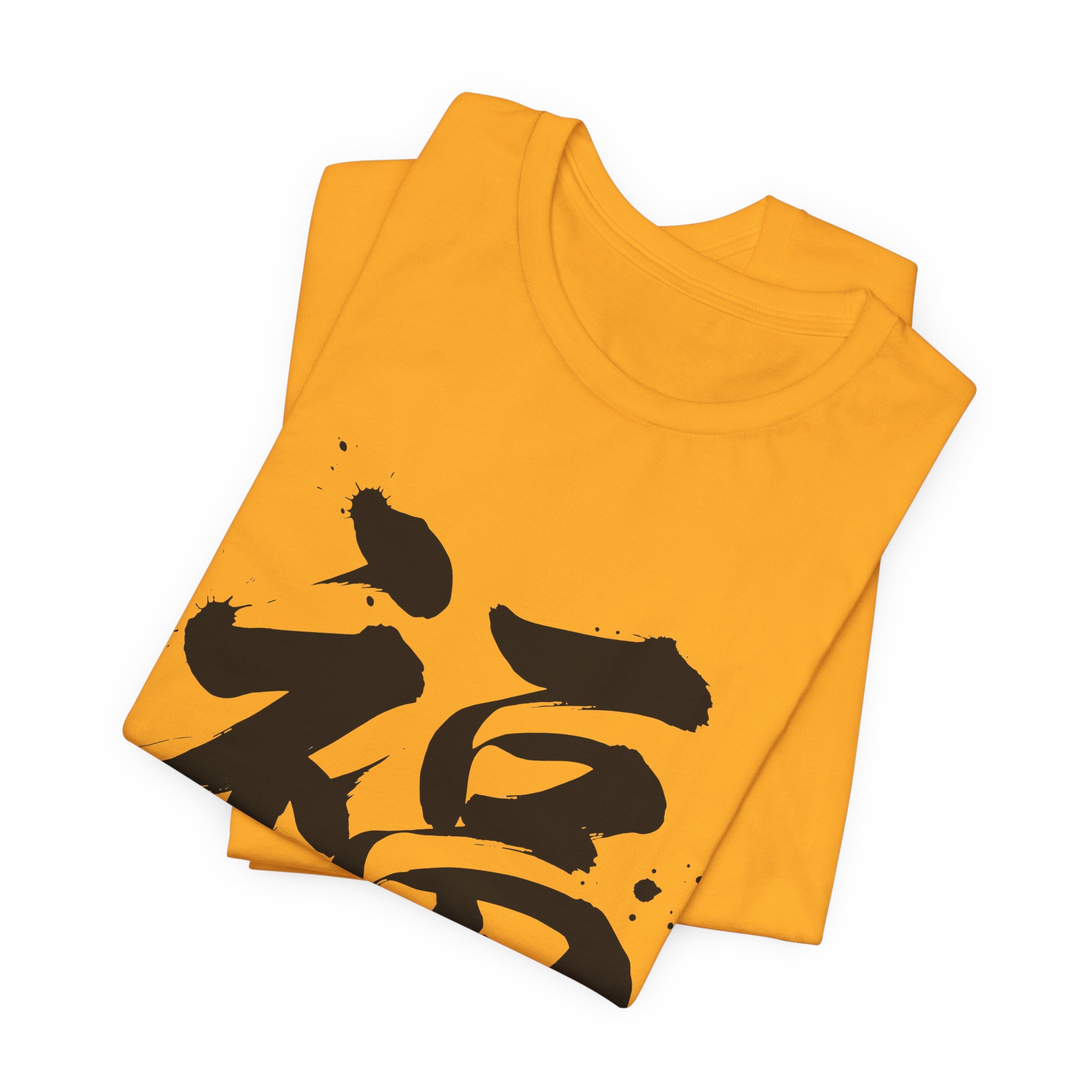 Fortune Kanji Tee in Gold, alternate view