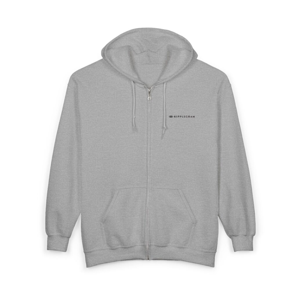 Merry Christmas! Ripplegram Full-Zip Hoodie