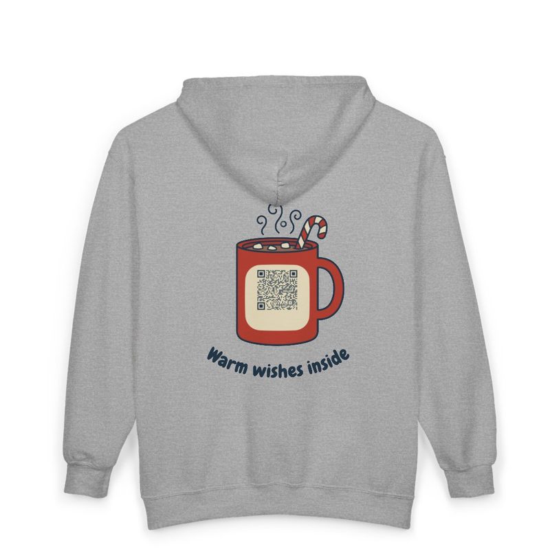 Warm Wishes Inside Ripplegram design, back view